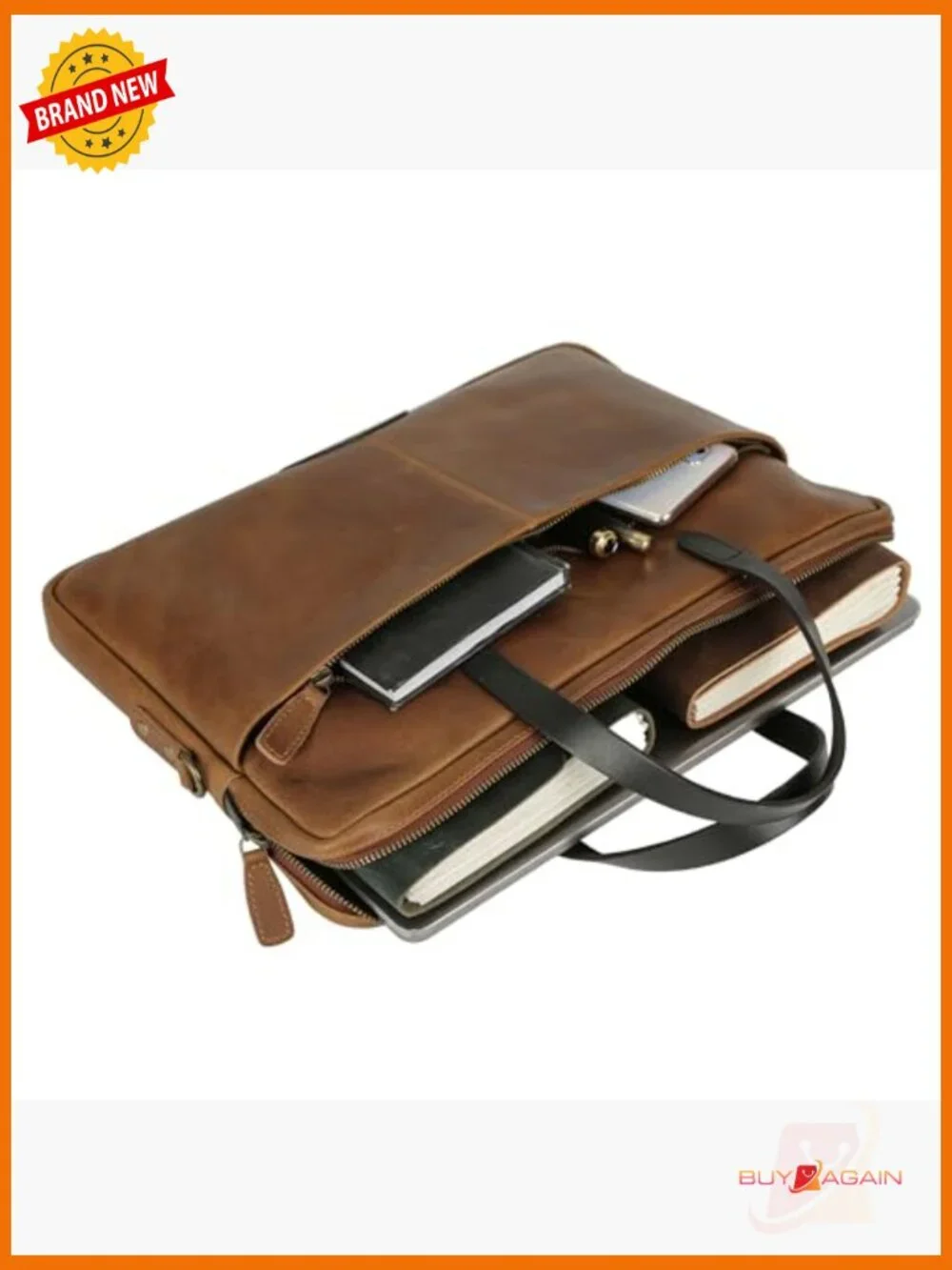 Leather Laptop Sleeve 15.5